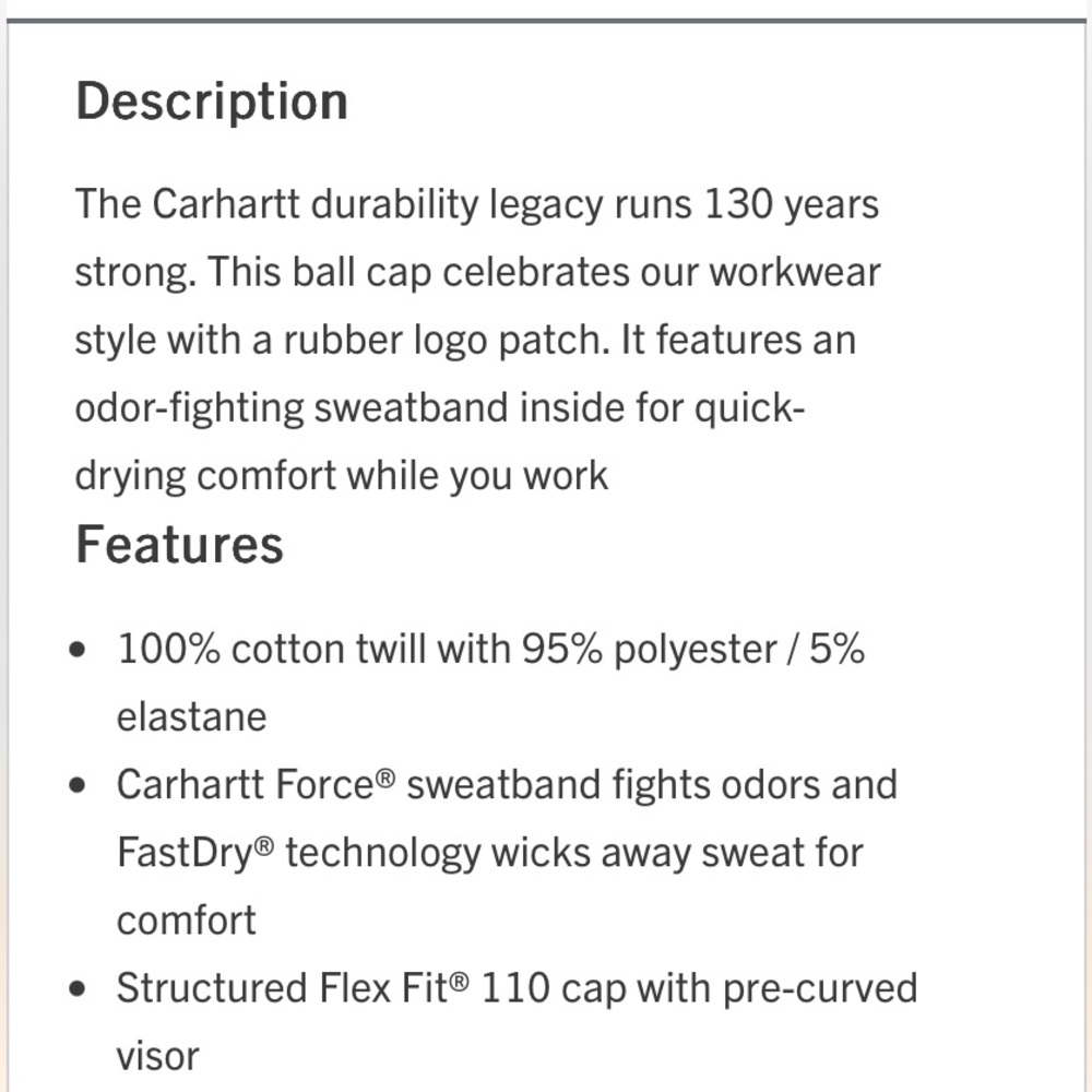 GIFTED!! Carhartt || Rugged Flex Twill Mesh-Back Logo Patch Cap - Picture 8 of 11
